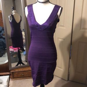 Nwot purple dancin dress size med